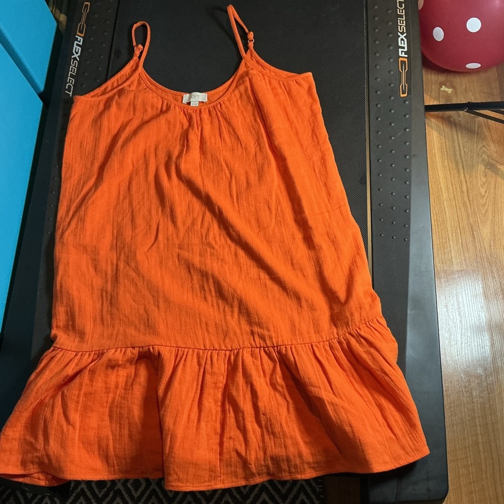 Loft Sun Dress Orange Size M